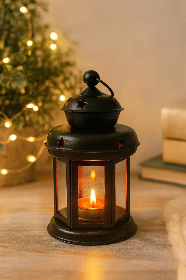 Black_Premium_Decorative_Metal_Lantern_With_Star_Cutouts_For_Home_Decor
