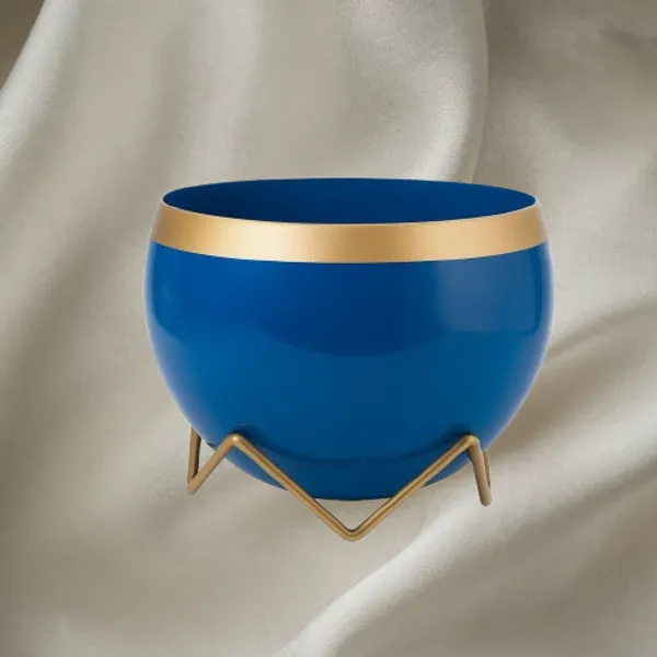Blue_Premium_Modern_Metal_Plant_Pot_For_Home_Decor