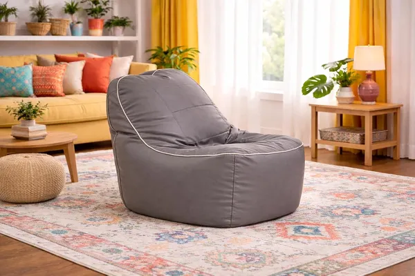 Grey_Premium_Rester_Bean_Bag_Chair_For_Adults
