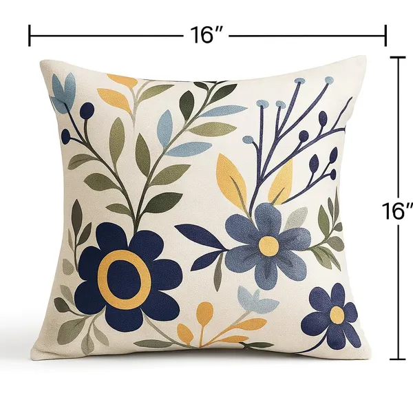 (Pack_Of_5)_Navy_Blue_&_Yellow_Premium_Floral_Pattern_Decorative_Throw_Pillow_Covers_For_Sofa_&_Bedroom