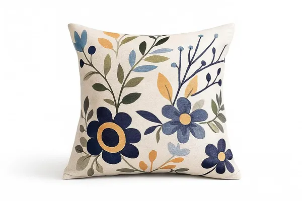 (Pack_Of_5)_Navy_Blue_&_Yellow_Premium_Floral_Pattern_Decorative_Throw_Pillow_Covers_For_Sofa_&_Bedroom