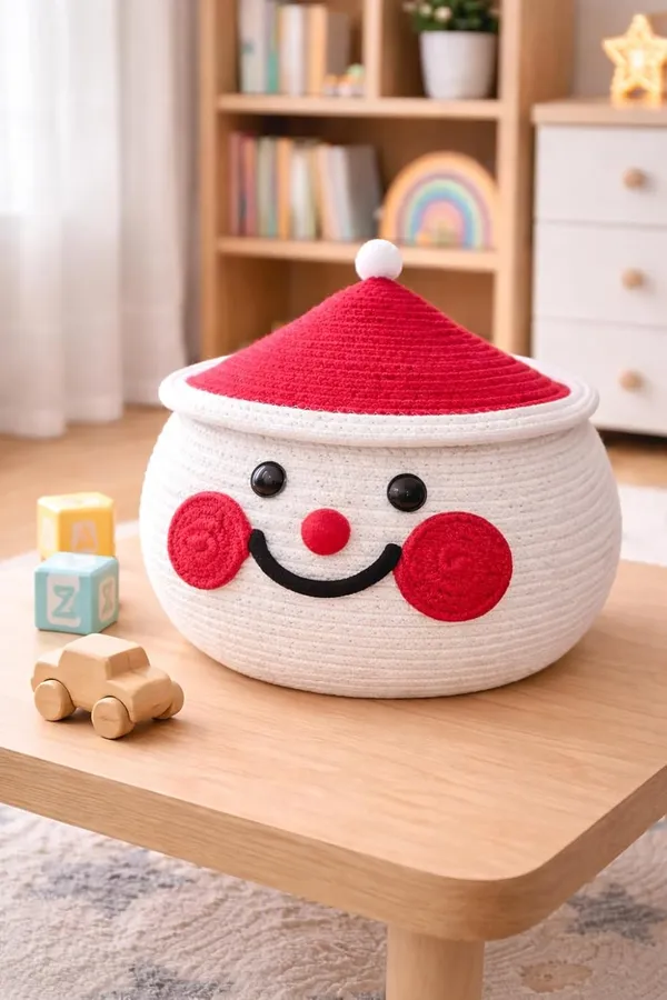 Red_&_White_Premium_Cute_Santa_Claus_Cotton_Rope_Storage_Basket_With_Lid_For_Home_Decor