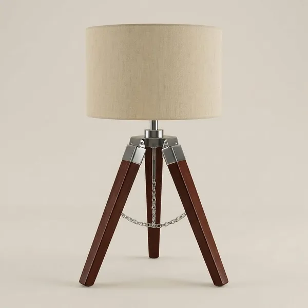 Beige_Premium_Wooden_Tripod_Table_Lamp_For_Home_Decor