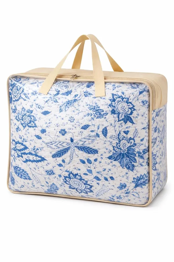 Blue_&_White_Premium_Rajai_And_Floral_Size_Quilt_For_Sofa_&_Bedroom