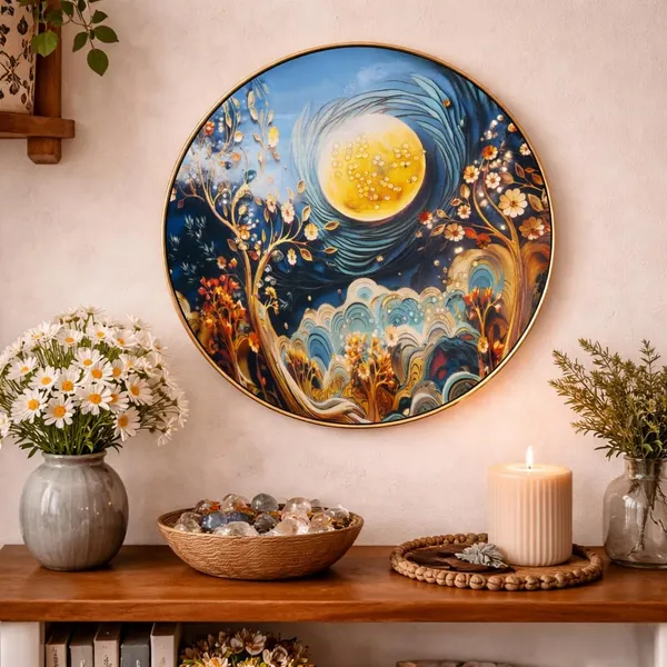 Gold_Premium_12_Inch_Circular_Decorative_Wall_Art_With_Embedded_Beads_For_Home_Decor