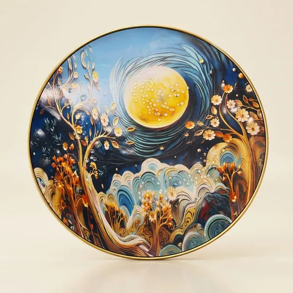 Gold_Premium_12_Inch_Circular_Decorative_Wall_Art_With_Embedded_Beads_For_Home_Decor