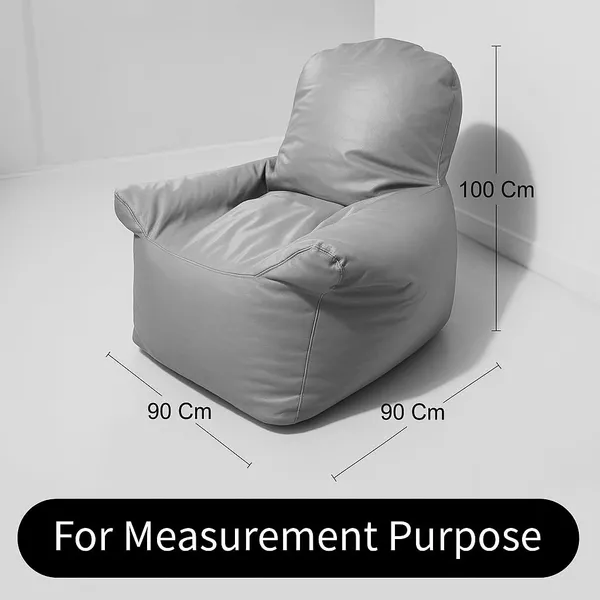 Grey_Premium_Sofa_Bean_Bag_Chair_For_Home_Decor