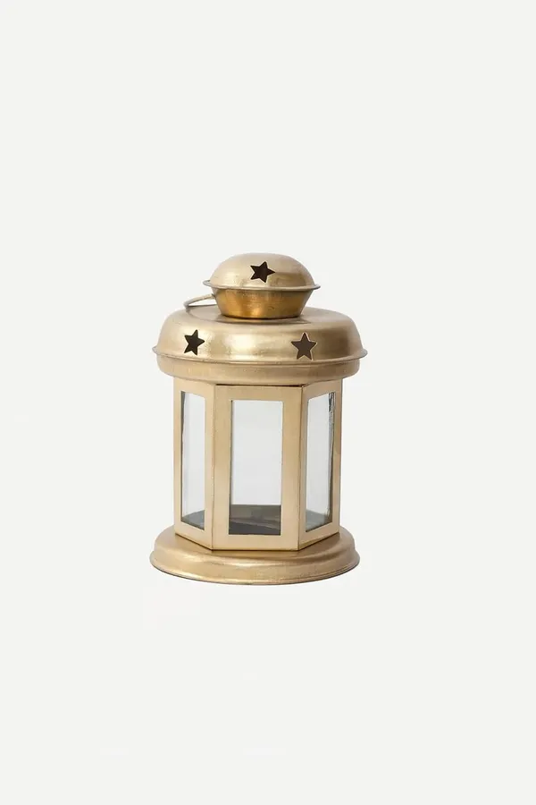 Cream_Premium_Decorative_Metal_Lantern_With_Star_Cutouts_For_Home_Decor