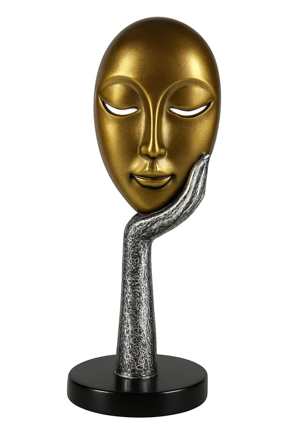 (Pack_Of_2)_Bronze_Premium_Modern_Art_Decorative_Face_Sculptures_For_Home_Decor