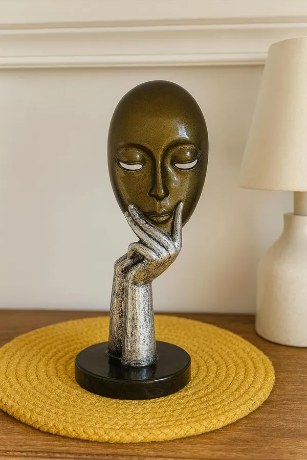 (Pack_Of_2)_Bronze_Premium_Modern_Art_Decorative_Face_Sculptures_For_Home_Decor