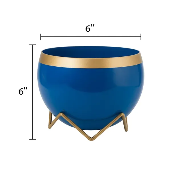 Blue_Premium_Modern_Metal_Plant_Pot_For_Home_Decor