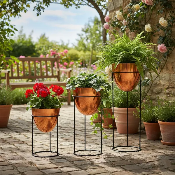 (Pack_Of_3)_Rose_Gold_Premium_Modern_Copper_Metal_Plant_Pots_For_Living_Room