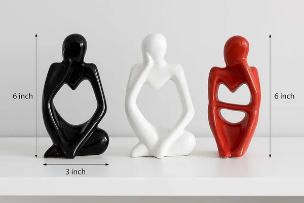 (Pack_Of_3)_Multicolor_Premium_Modern_Abstract_Ceramic_Figurine_Set_For_Home_Decor