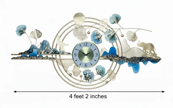 Blue_&_Gold_Premium_Metal_Wall_Clock_With_Decorative_Art_For_Home_Decor