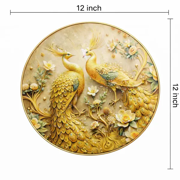 Gold_Premium_12_Inch_Circular_Decorative_Wall_Art_With_Embedded_Beads_For_Home_Decor