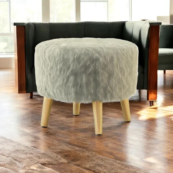 Beige_Premium_Round_Metal_Legs_Faux_Fur_Ottoman_Stool_For_Home_Decor