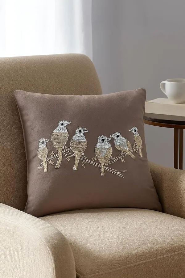 Gold_Premium_Hand-Embroidered_Birds_Cushion_Cover_For_Sofa_&_Bedroom