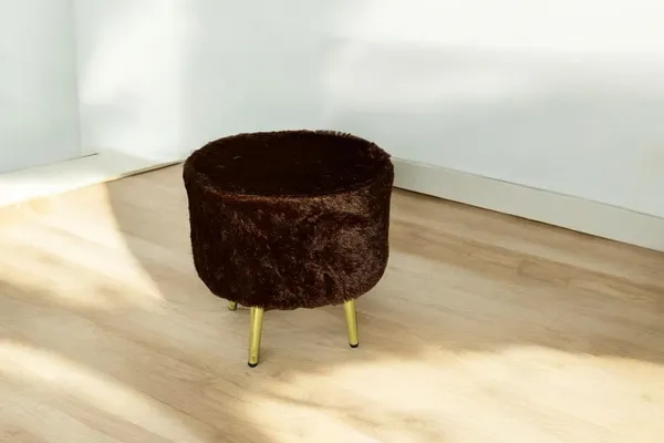 Brown_Premium_Round_Metal_Legs_Faux_Fur_Ottoman_Stool_For_Home_Decor