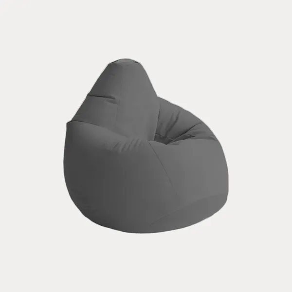 Grey_Premium_Classic_Teardrop_Bean_Bag_Cover_For_Home_Decor