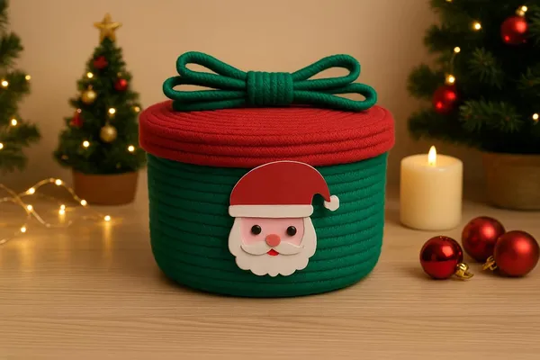 Cream_&_Black_Premium_Holiday_Spirit_Cotton_Rope_Storage_Basket_For_Kids