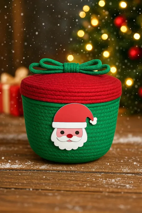 Cream_&_Black_Premium_Holiday_Spirit_Cotton_Rope_Storage_Basket_For_Kids