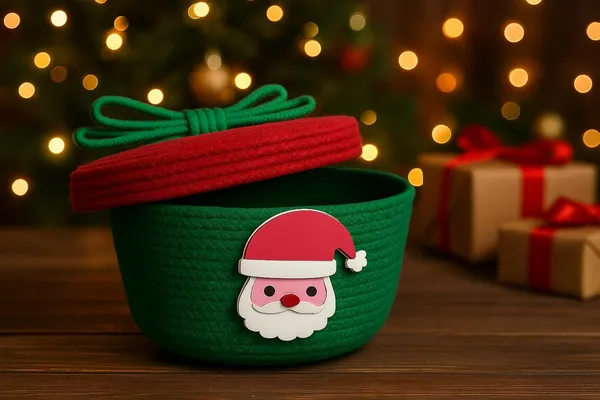 Cream_&_Black_Premium_Holiday_Spirit_Cotton_Rope_Storage_Basket_For_Kids
