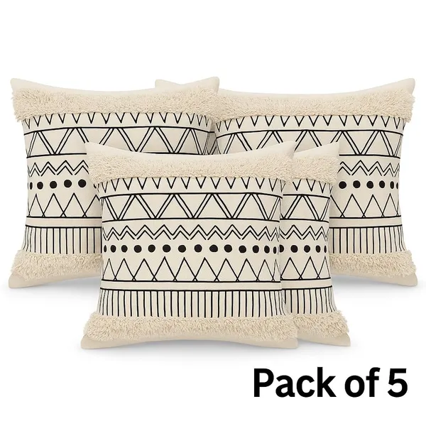 (Pack_Of_5)_Cream_And_Black_Premium_Boho_Decorative_Throw_Pillow_Cover_For_Sofa_&_Bedroom