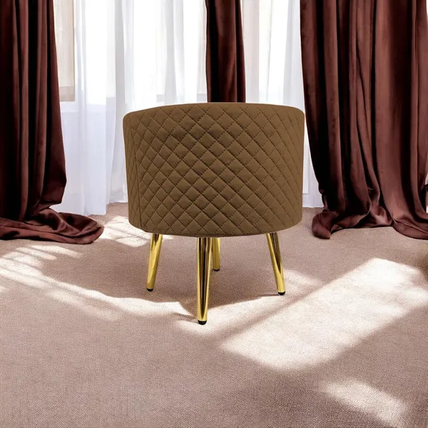 Brown_Premium_Round_Metal_Legs_Ottoman_Stool_For_Home_Decor