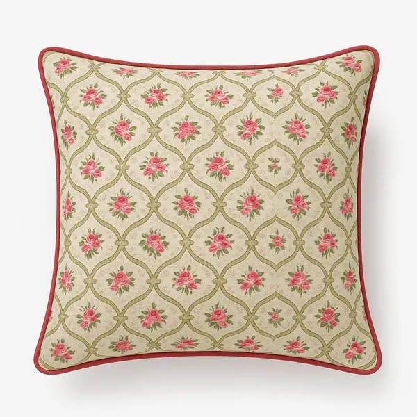 (Pack_Of_5)_Yellow_&_Blue_Premium_Vintage_Floral_Decorative_Throw_Cushion_Cover_For_Sofa_&_Bedroom
