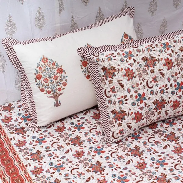 (Pack_Of_2)_Multicolor_Premium_Jaipur_Royale_Ultra-Luxury_100%_Cotton_King_Size_Bedsheet_With_2_Pillow_Covers_For_Sofa_&_Bedroom