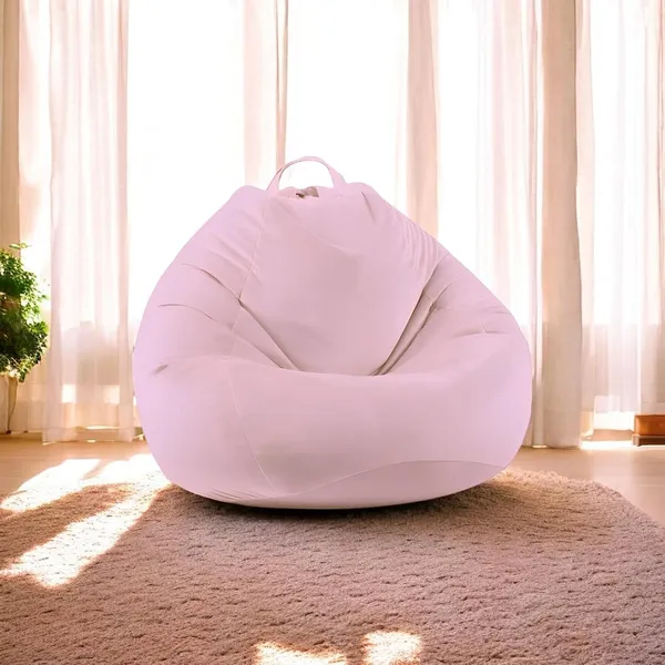 Pink_Premium_Classic_Teardrop_Bean_Bag_Cover_For_Home_Decor