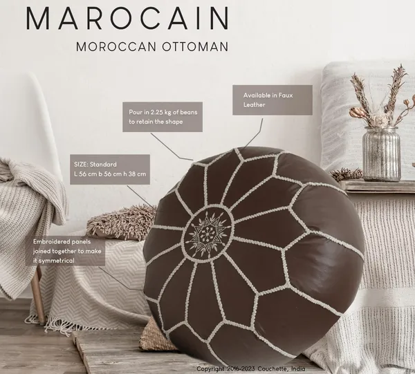 Black_Premium_Moroccan_Ottoman_Pouf_For_Home_Decor