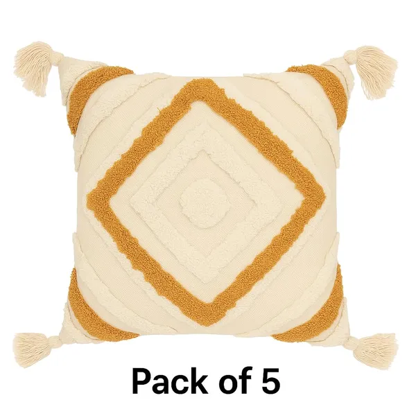 (Pack_Of_5)_Cream_Premium_Decorative_Throw_Pillow_Cover_With_Tassels_For_Sofa_&_Bedroom