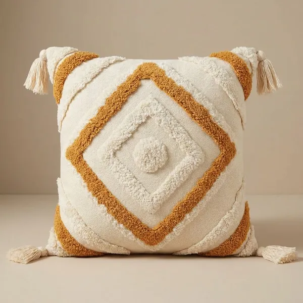 (Pack_Of_5)_Cream_Premium_Decorative_Throw_Pillow_Cover_With_Tassels_For_Sofa_&_Bedroom