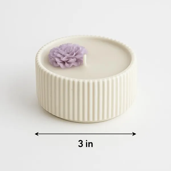 Brown_&_Yellow_Premium_Ceramic_Candle_Bowl_With_Floral_Floating_Candle_For_Home_Decor