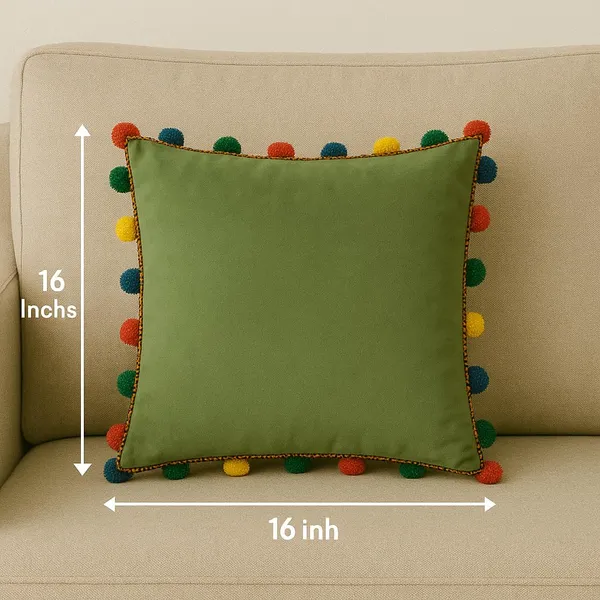 (Pack_Of_5)_White_&_Blue_Premium_Boho_Decorative_Throw_Pillow_Covers_With_Colorful_Pom_Poms_For_Sofa_&_Bedroom