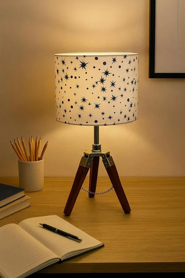 White_Premium_Wooden_Tripod_Table_Lamp_For_Home_Decor