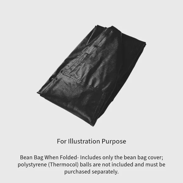 Black_Premium_Classic_Teardrop_Bean_Bag_Cover_For_Home_Decor