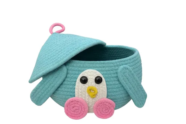 Blue_And_Pink_Premium_Cotton_Rope_Kids_Storage_Basket_For_Home_Decor