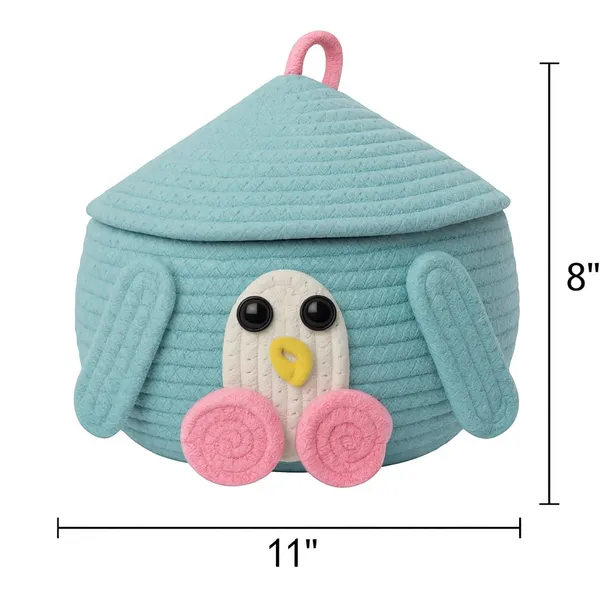 Blue_And_Pink_Premium_Cotton_Rope_Kids_Storage_Basket_For_Home_Decor