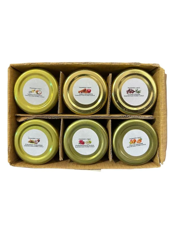 (Pack_Of_6)_Brown_Premium_Scented_Mini_Candle_Gift_Set_For_Home_Decor
