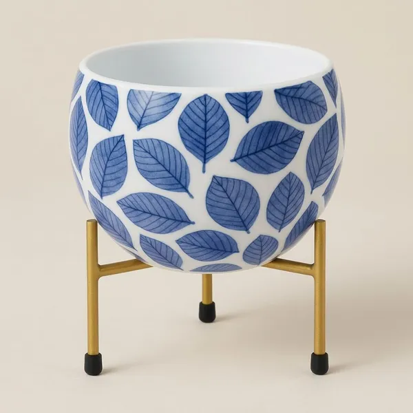 Tan_Premium_Decorative_Metal_Plant_Pot_For_Home_Decor