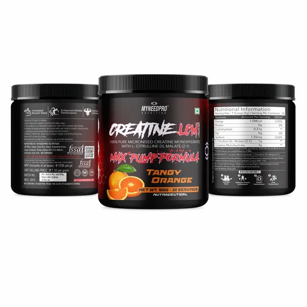 Myneedpro_Creatine_Lcm_100%_Pure_Micronised_Creatine_Monohydrate_With_L-Citrulline_Dl_Malate_2:1__Tangy_Orange