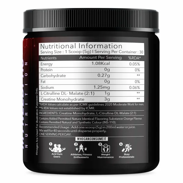 Myneedpro_Creatine_Lcm_100%_Pure_Micronised_Creatine_Monohydrate_With_L-Citrulline_Dl_Malate_2:1__Tangy_Orange