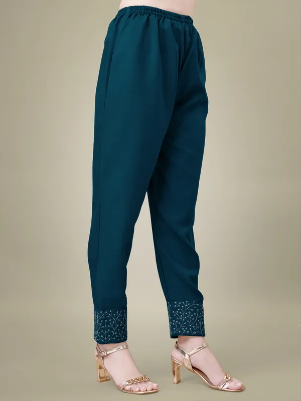 Morpich_Embroidered_Kurta_Set_With_Pants_And_Printed_Dupatta_For_Women