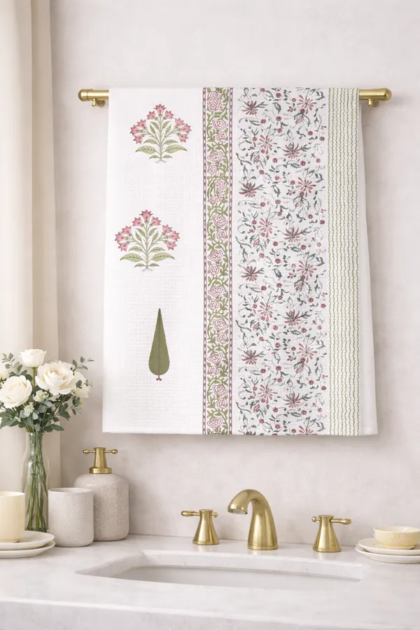 Off_White_Cotton_Waffle_Towel_Set_For_Everyday_Use