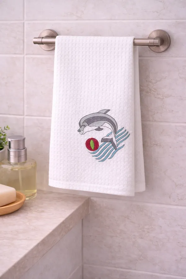 Off_White_Cotton_Waffle_Face_Towel_For_Everyday_Use