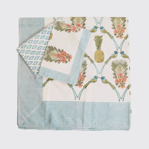 Off_White_100%_Cotton_Hand_Block_Bedding_Sets_For_Everyday_Use