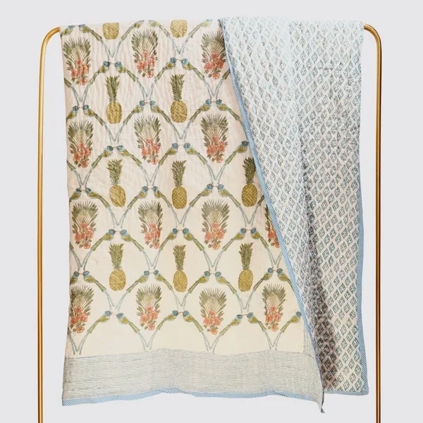 Off_White_100%_Cotton_Hand_Block_Bedding_Sets_For_Everyday_Use