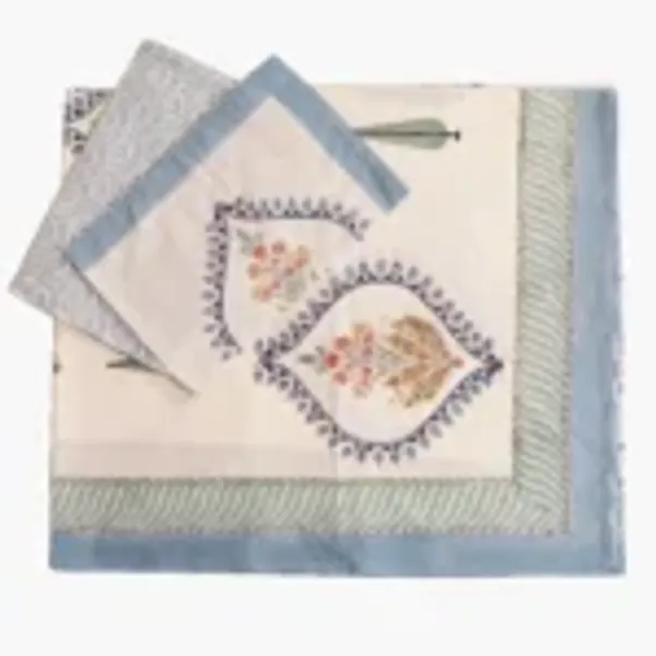 Off_White_100%_Cotton_Hand_Block_Bedding_Sets_For_Everyday_Use